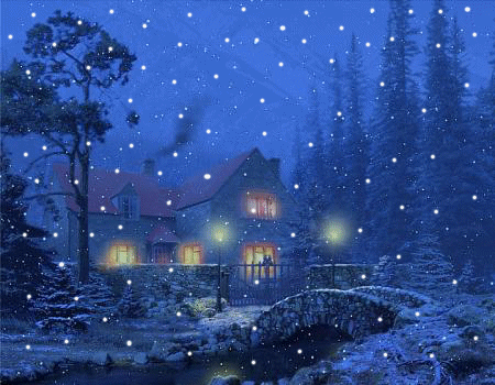 padający śnieg - zima_bajkowa1.gif