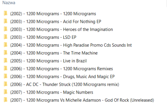 1200 Micrograms - 1200 Micrograms - Dyskografia.png