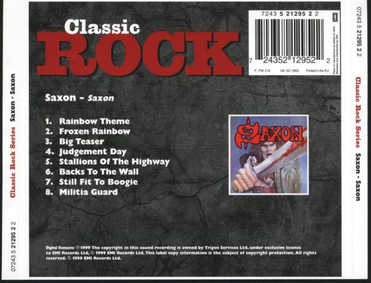 Saxon - 1979 Saxon - Saxon_-_Saxon_Back.jpg